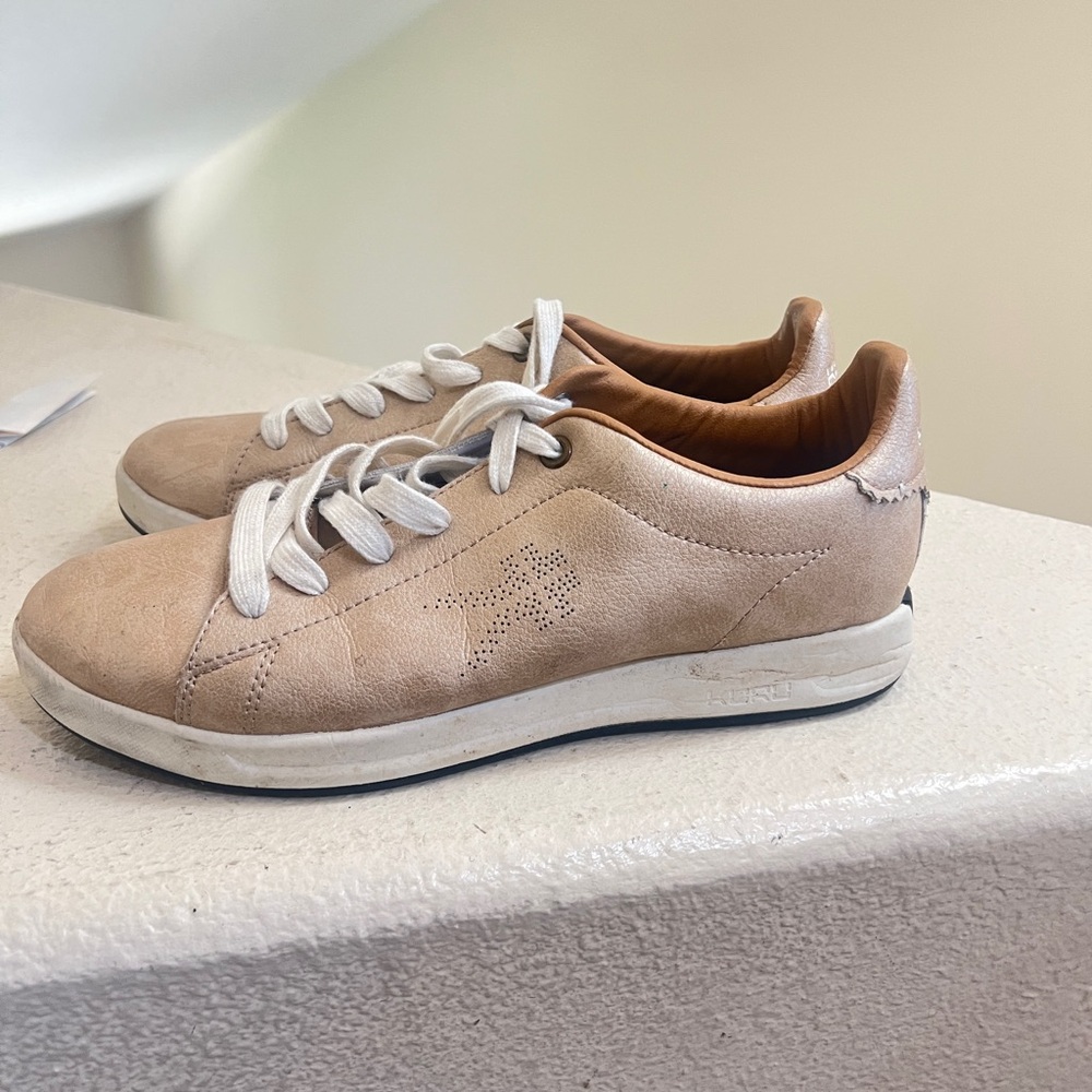 KURU Roam Orthopedic Sneakers Women’s sz 9 Metallic Bronze Leather Court Shoes